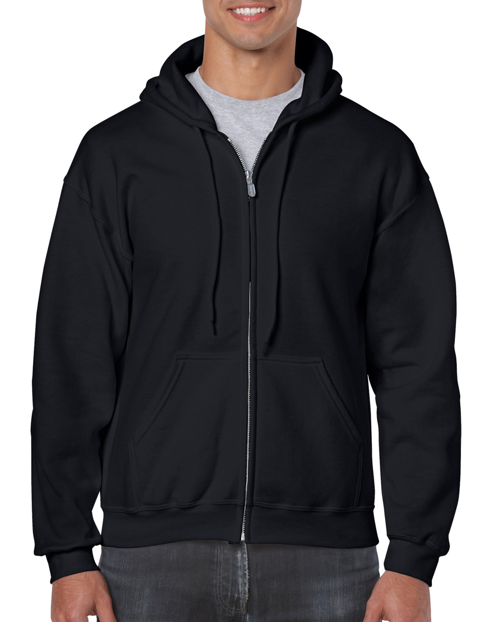 Gildan GD058 - Sweat-shirt à capuche adulte zippé HeavyBlend™