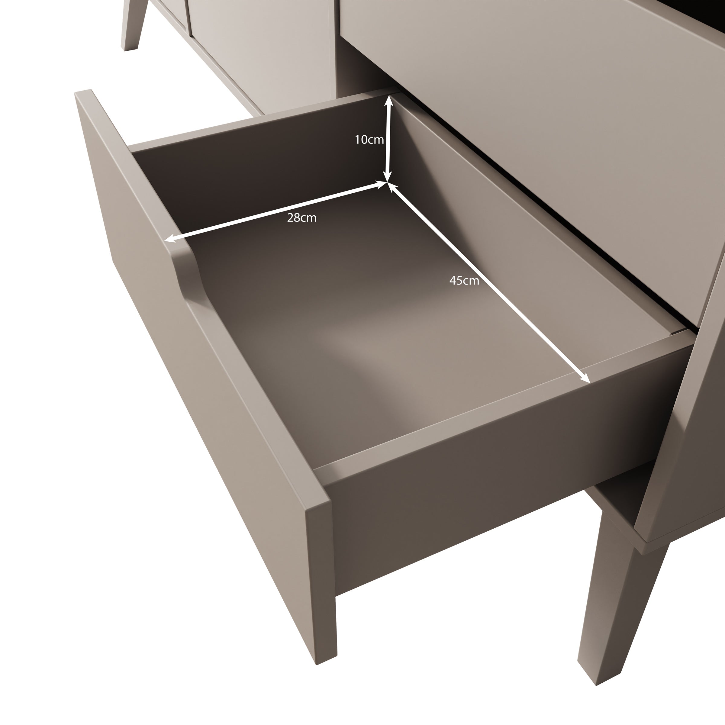Nido - Dressoir - Beige - 160x40x80 cm