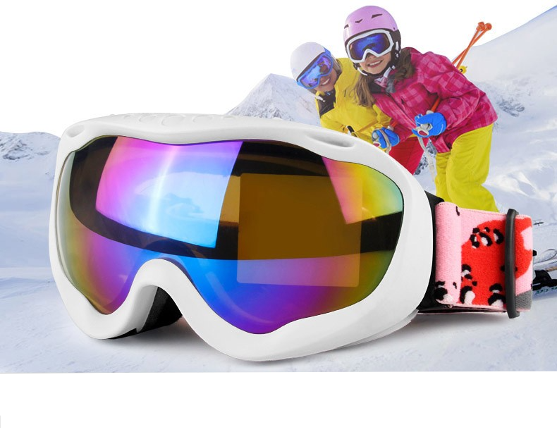 Winter Skibrille Snowboard Brille mit UV-Schutz Männer   Frauen - Schwarz / Bunt