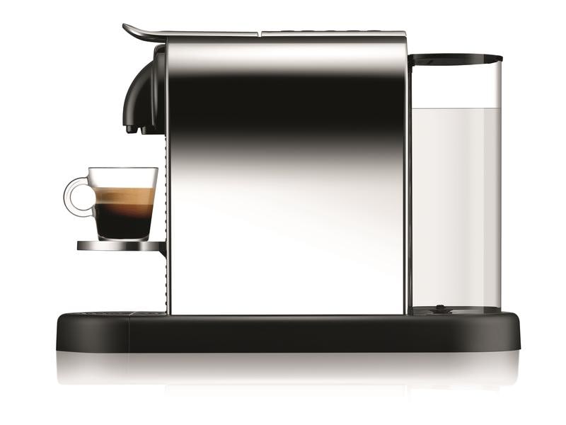 De'Longhi Kaffeemaschine Nespresso CitiZ Platinum EN220.M S Elegante Nespressomaschine der Original Line mit Heisswasser-Funktion