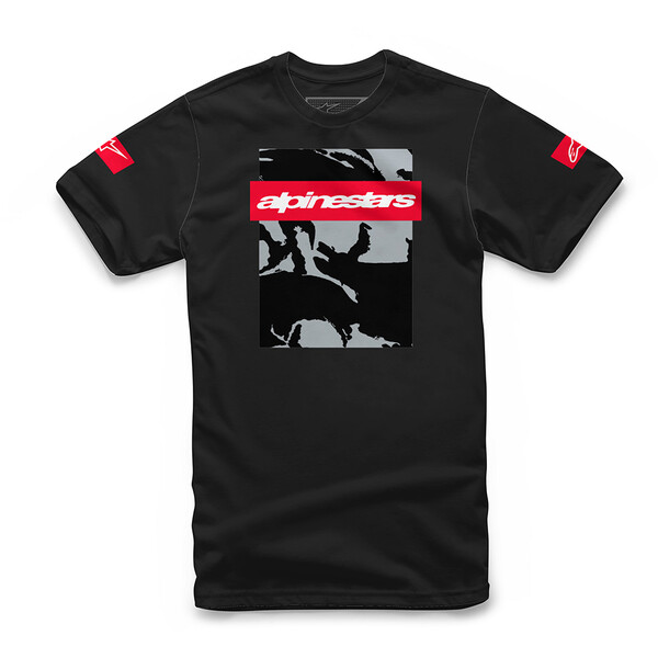 Alpinestars - T-shirt Tactical Noir / Camouflage Noir / Rouge