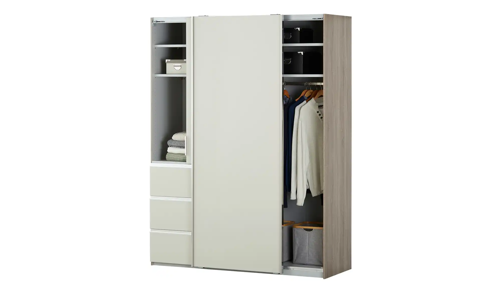 Schwebetürenschrank, 2-türig Mitta