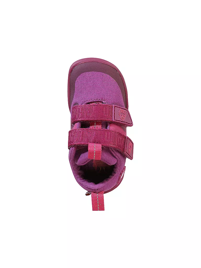 AFFENZAHN Kinder Sneaker Barfußschuhe  COTTON LUCKY Vogel beere