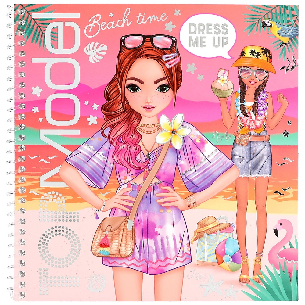 TOPModel Anzieh-mich-auf-Strandzeit-Stickerbuch
