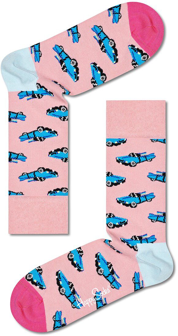 Happy Socks Cadillac Sock roze