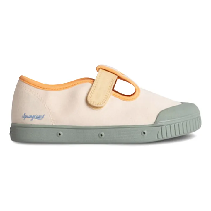 Spring Court Baskets Basses Scratchs G2 Loop  | Blanc cassé