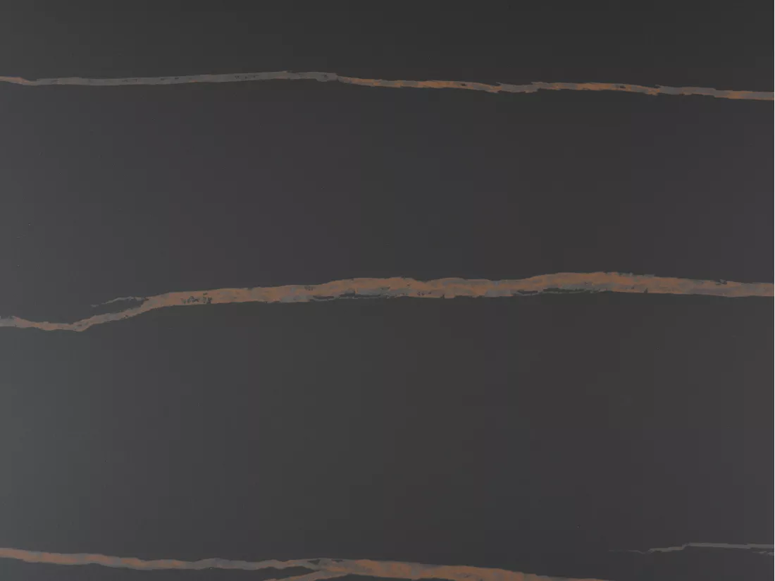 Table basse avec plateaux pivotants en céramique, verre trempé et métal - Effet marbre noir - ELDOVA