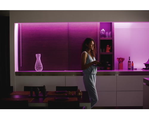 Philips hue LED-strip Lightstrip Plus Basic RGBW 20W 1600 lm 2 m - Compatibel met alle SMART HOME van hornbach