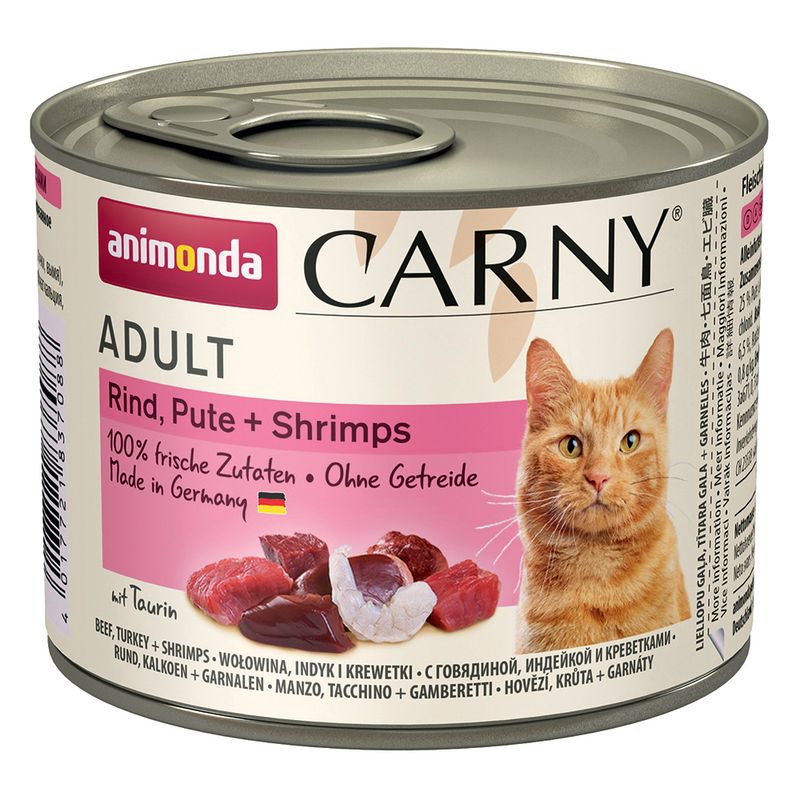 Lot 4 saveurs animonda Carny Adult 12 x 200 g à prix discount sur bitiba.fr