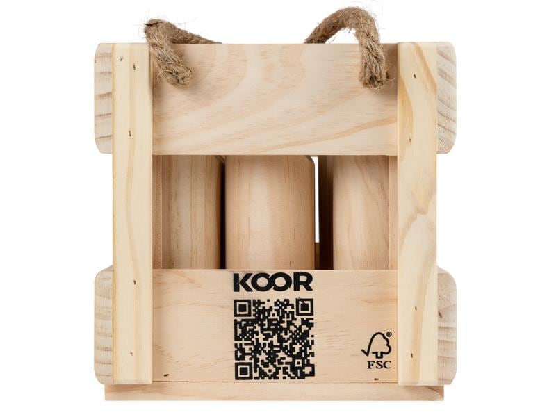 KOOR Wurfspiel LEIKKI (Mölkky) Outdoor-Wurfspiel