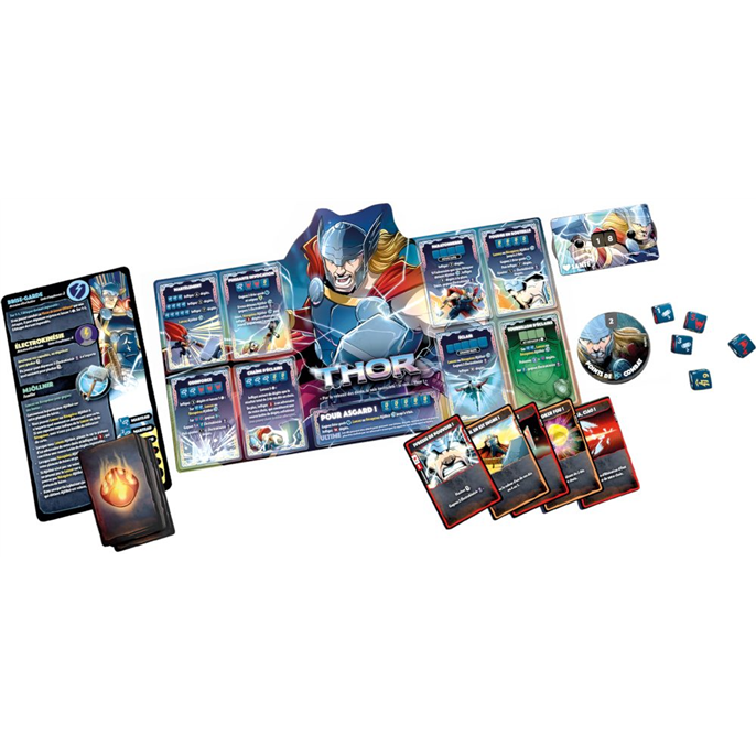 Dice Throne Marvel : Scarlet Witch, Thor, Loki, Spider-Man