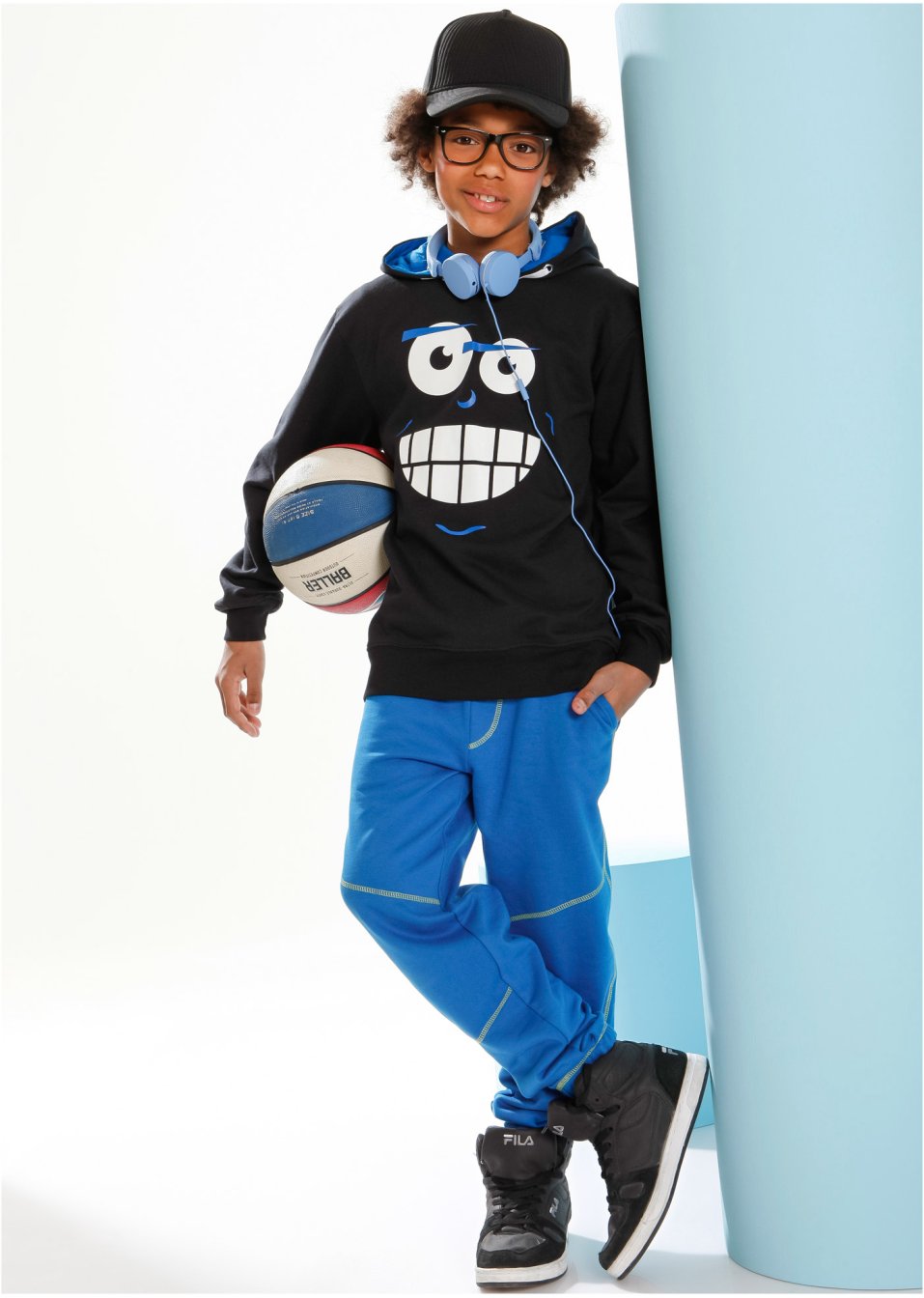 Sweat-shirt à capuche et  imprimé