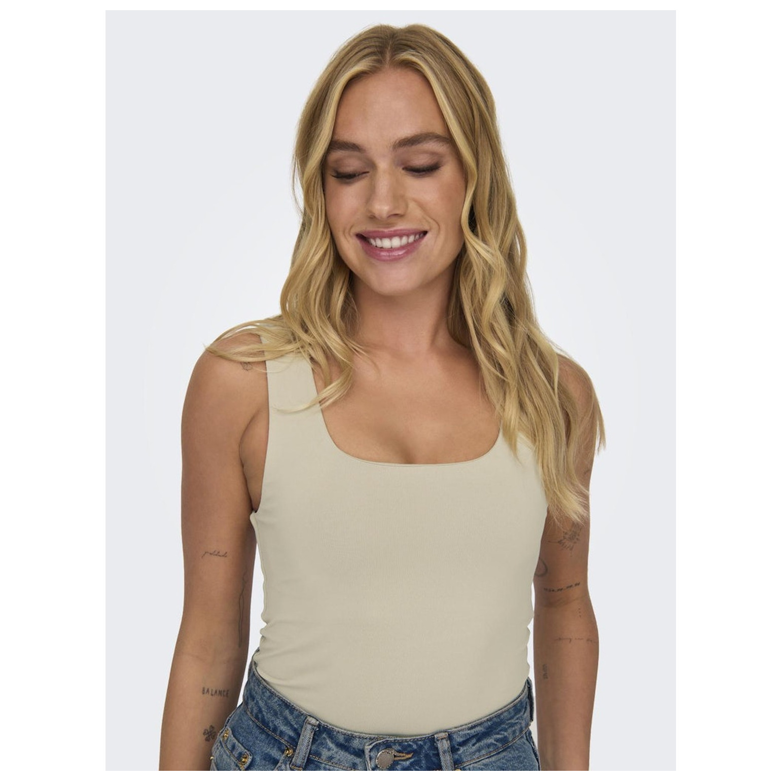Only ONLEA S/L 2-WAYS FIT TOP JRS N