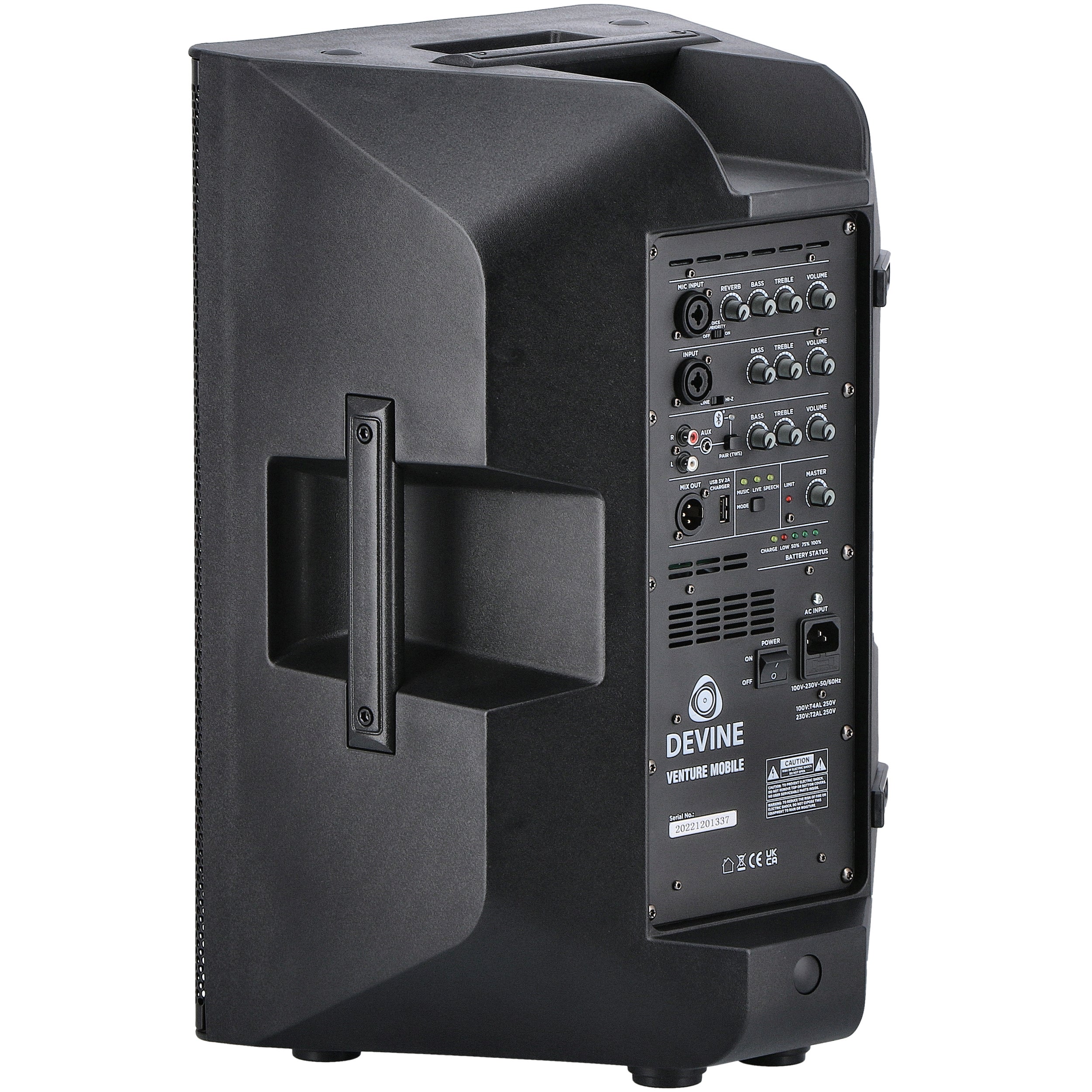 Devine Venture Mobile 10 inch mobiele accu-speaker
