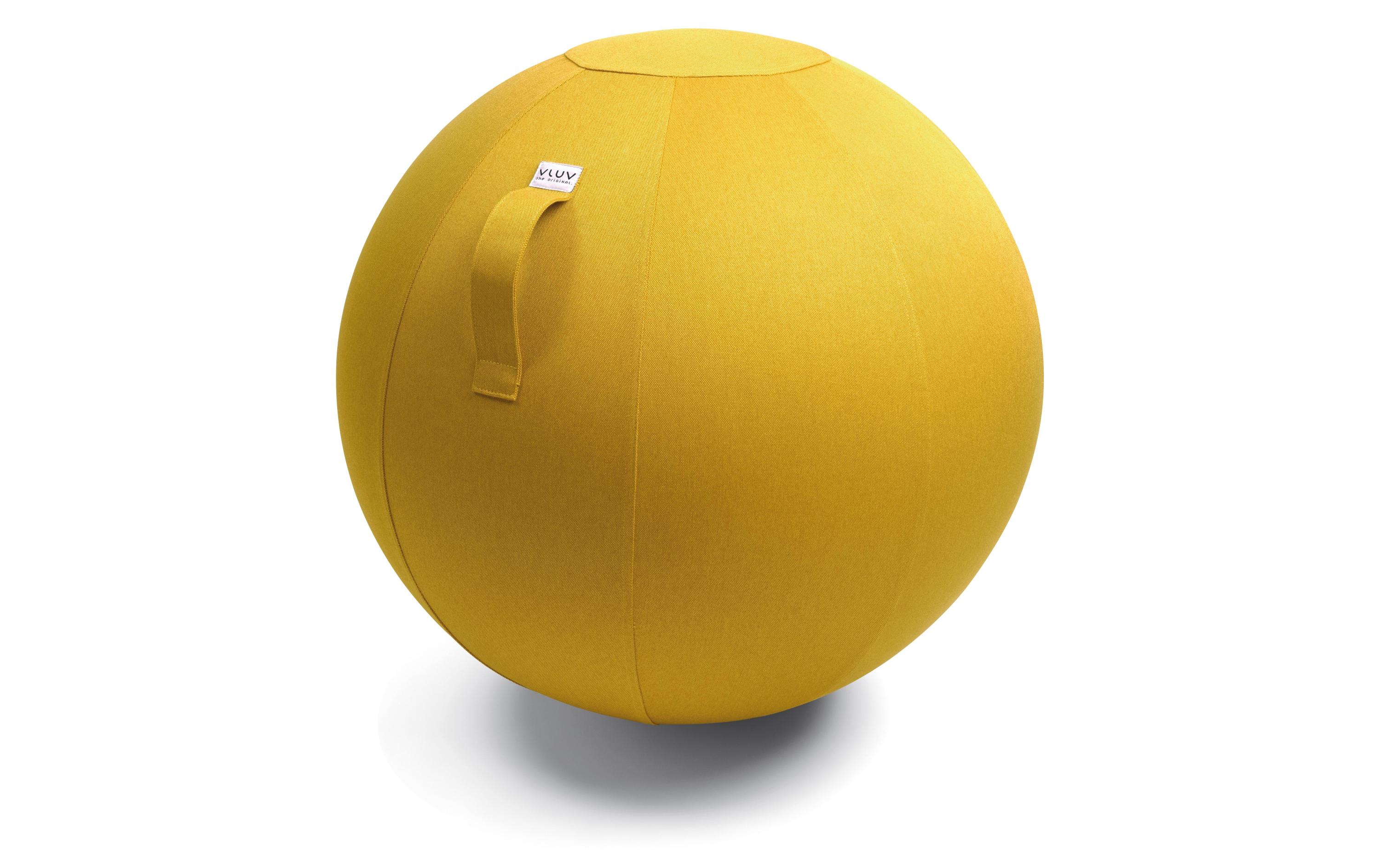 Sitzball Leiv Mustard, Ø 60-65 cmSitzball aus Stoff