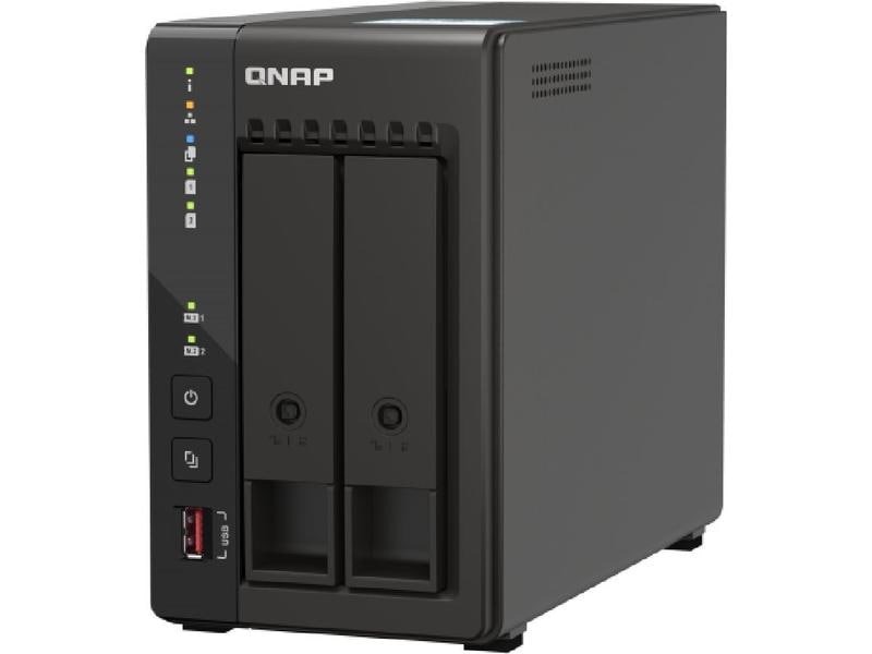 QNAP NAS TS-253E-8G 2-bay NAS mit 2 Laufwerkschächten