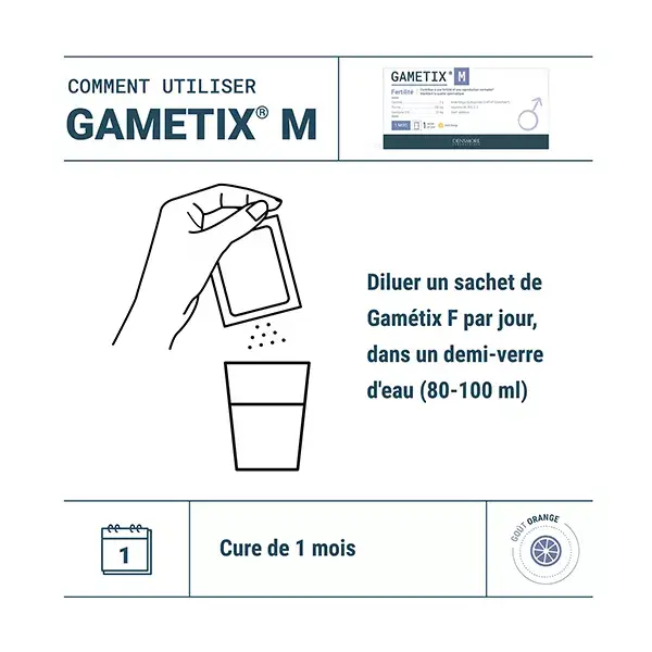 Densmore Gametix M Fertilidade Masculina, Concepção, Reprodução - Tratamento de 1 Mês