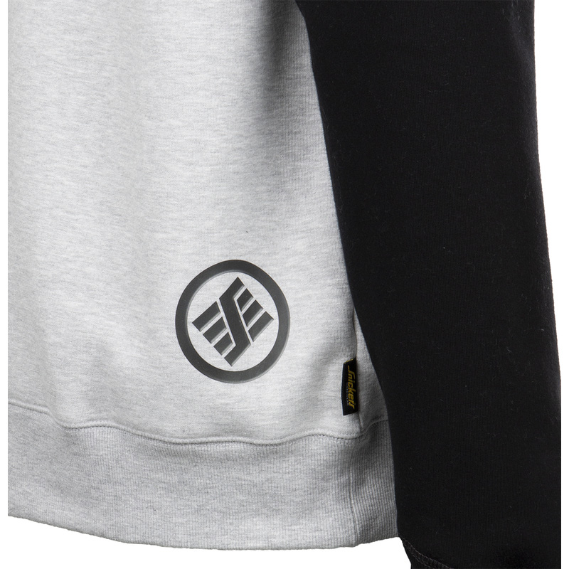 Snickers hoodie met rits 2888 S grijs