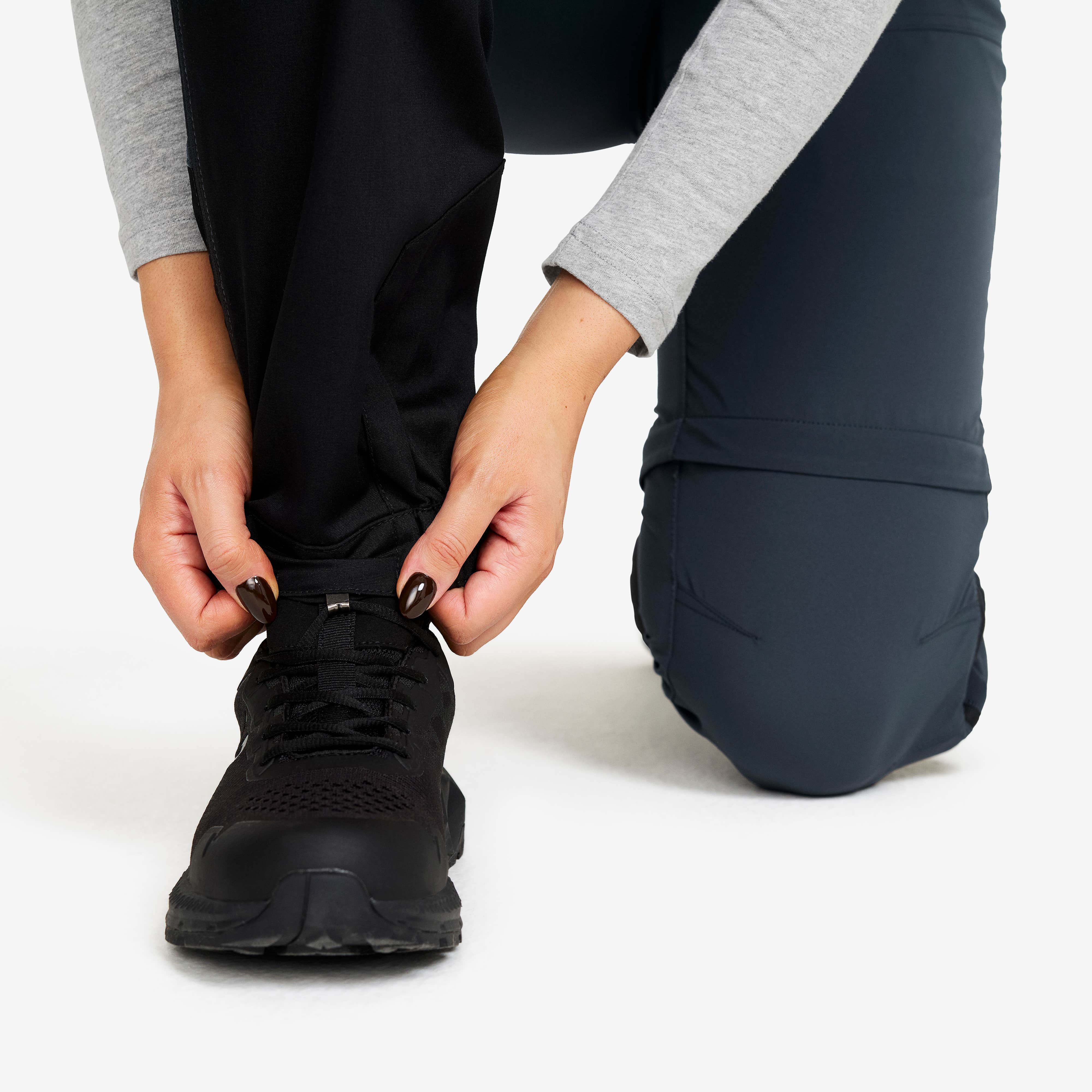 Range Pro Stretch Zip-off Pants Dame Blueberry/Black