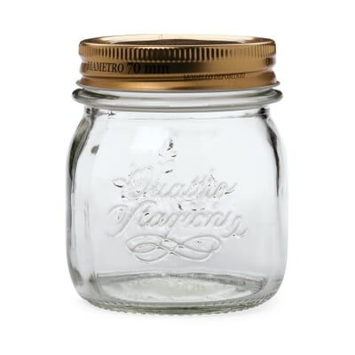 Einkochglas Schraubdeckel, 4 × 0,25 l
