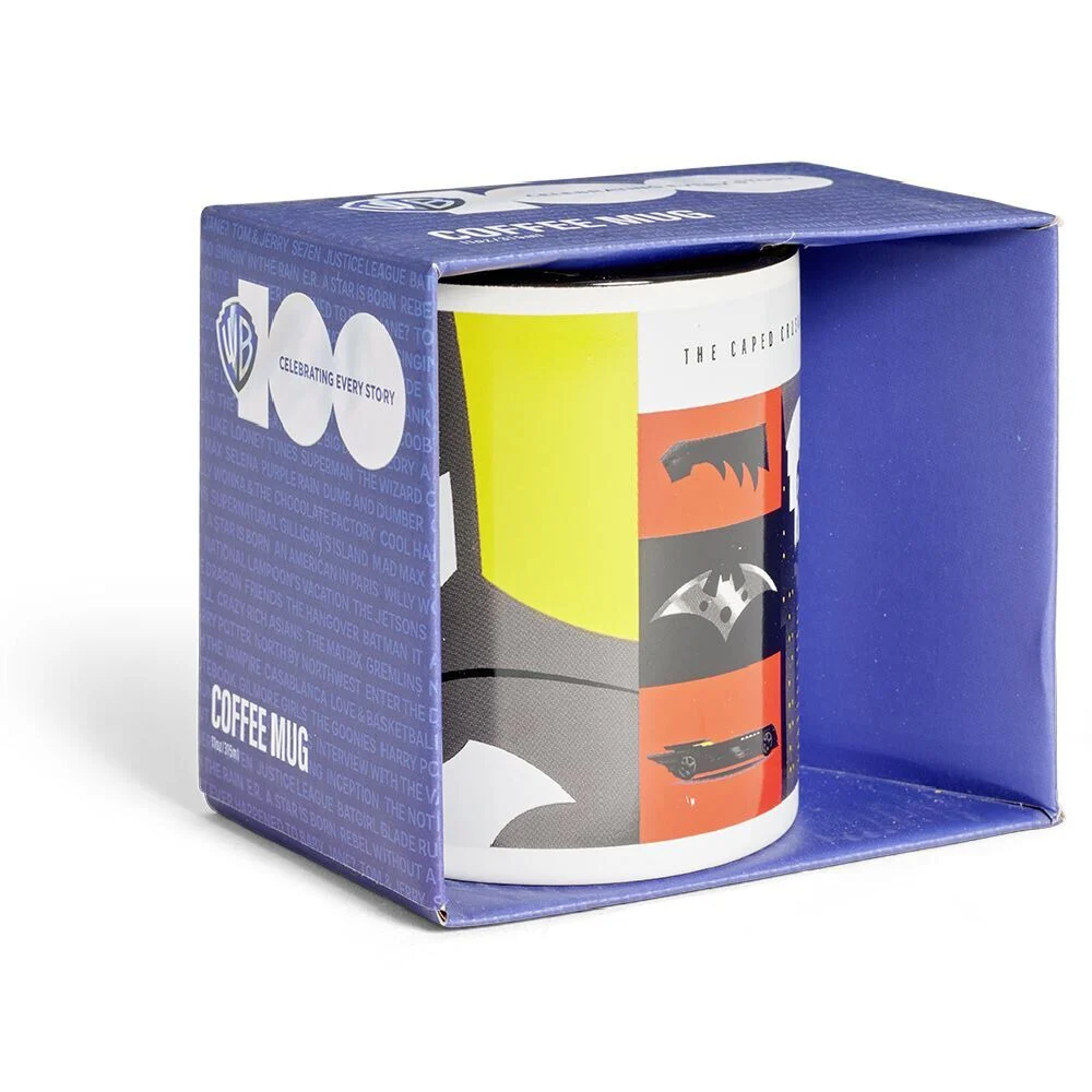 Mug Batman Warner Bros noir rouge jaune 320ml