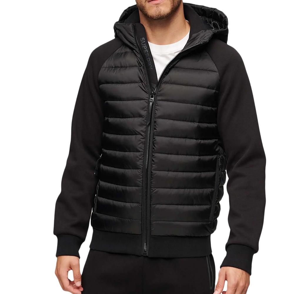 Superdry Doudoune Noire Homme Superdry Hooded Storm