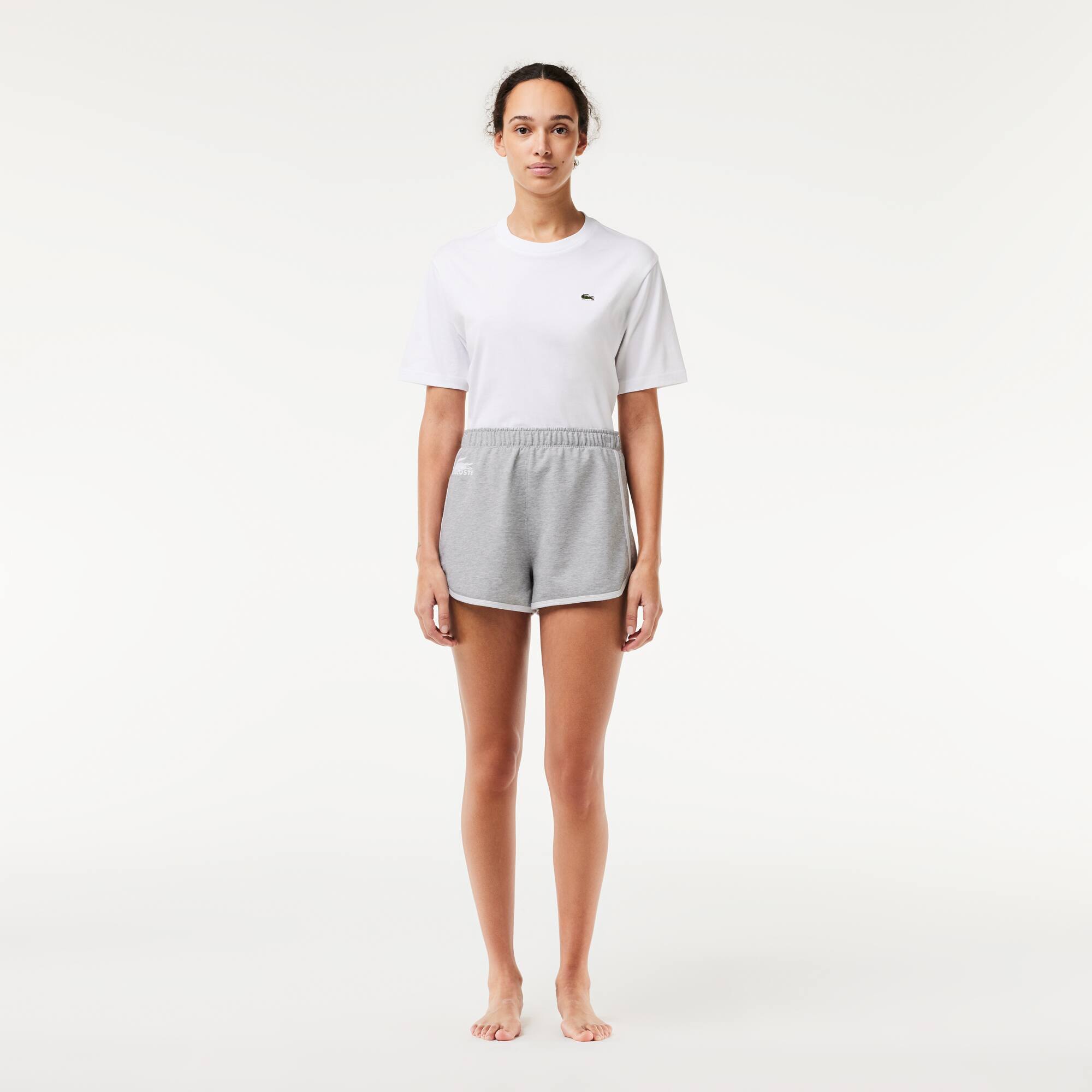 Short d'intérieur avec taille élastiquée Vêtements d’intérieur & de nuit - Gris - Lacoste - Femme