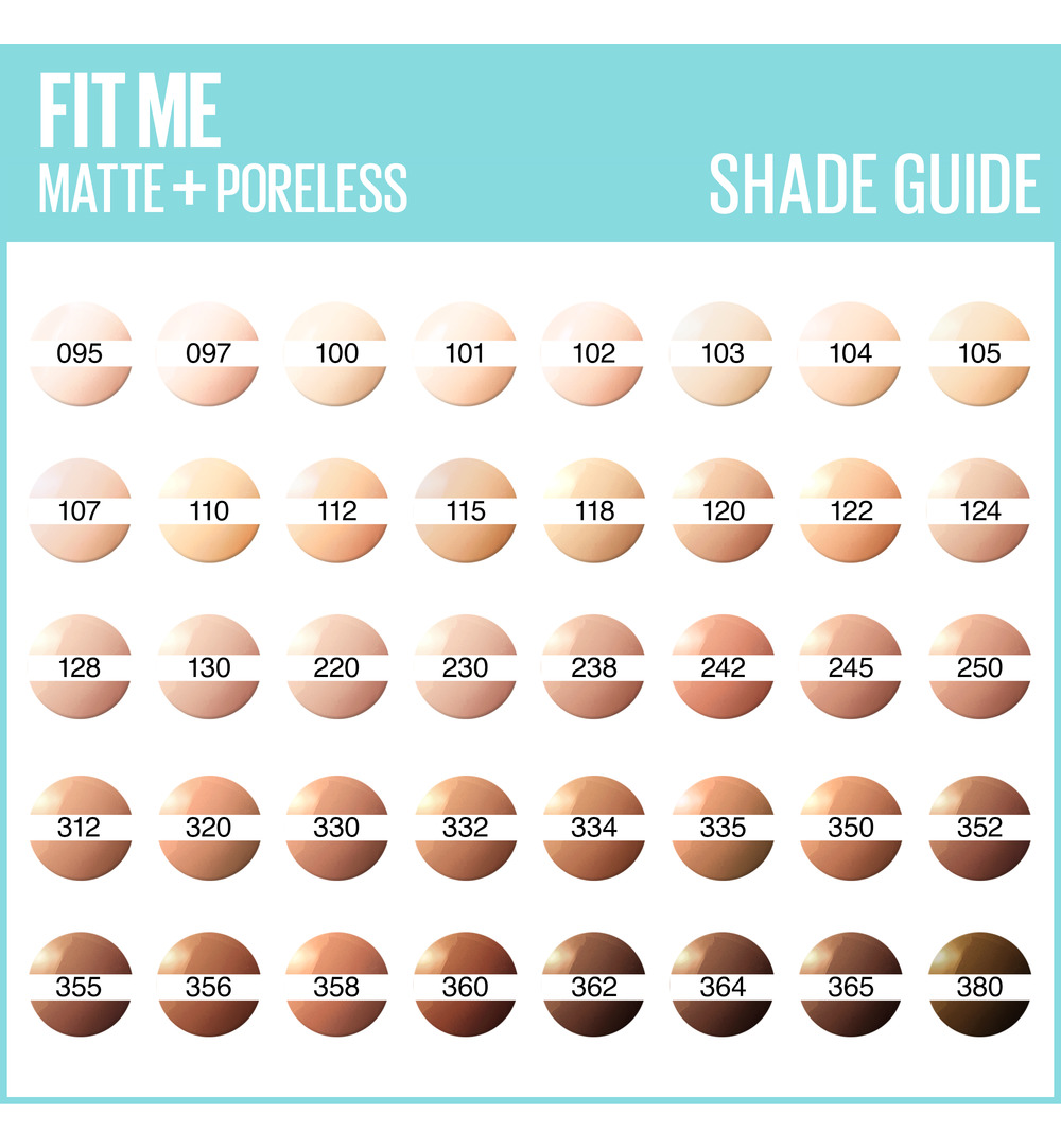Maybelline New York Fit Me matte & poreless foundation 104 soft ivory (1 stuk)
