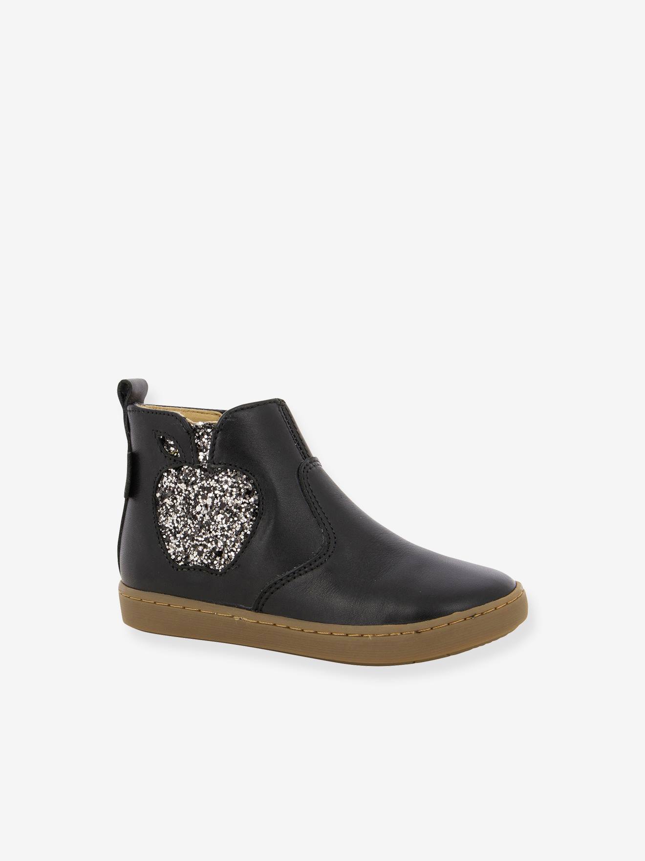 Botas de cano curto Play New Apple Nappa SHOO POM® azul marinho