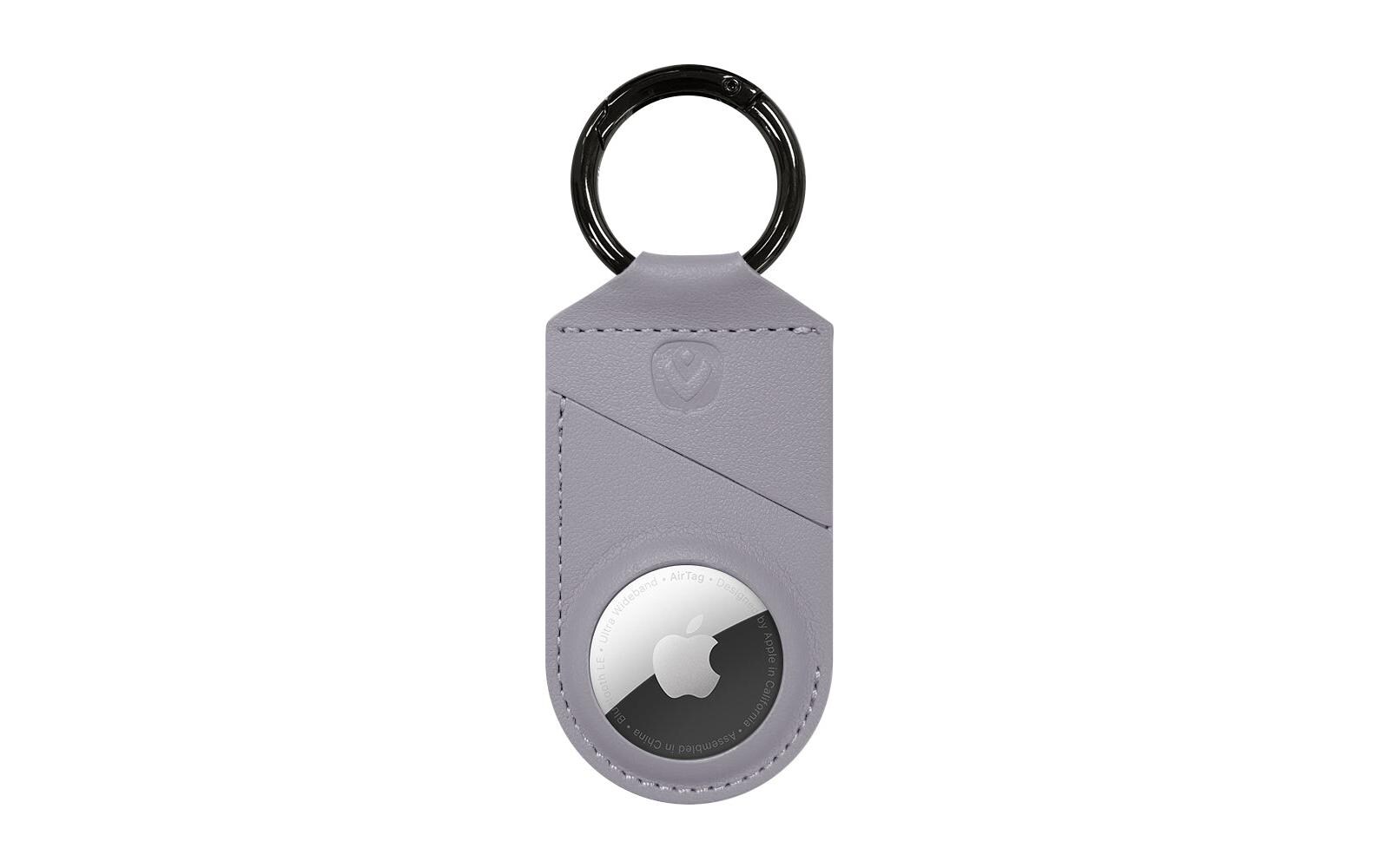 Schlüsselanhänger AirTag Case Snap LillaSchlanker Schlüsselanhänger mit Find My App-Funktion