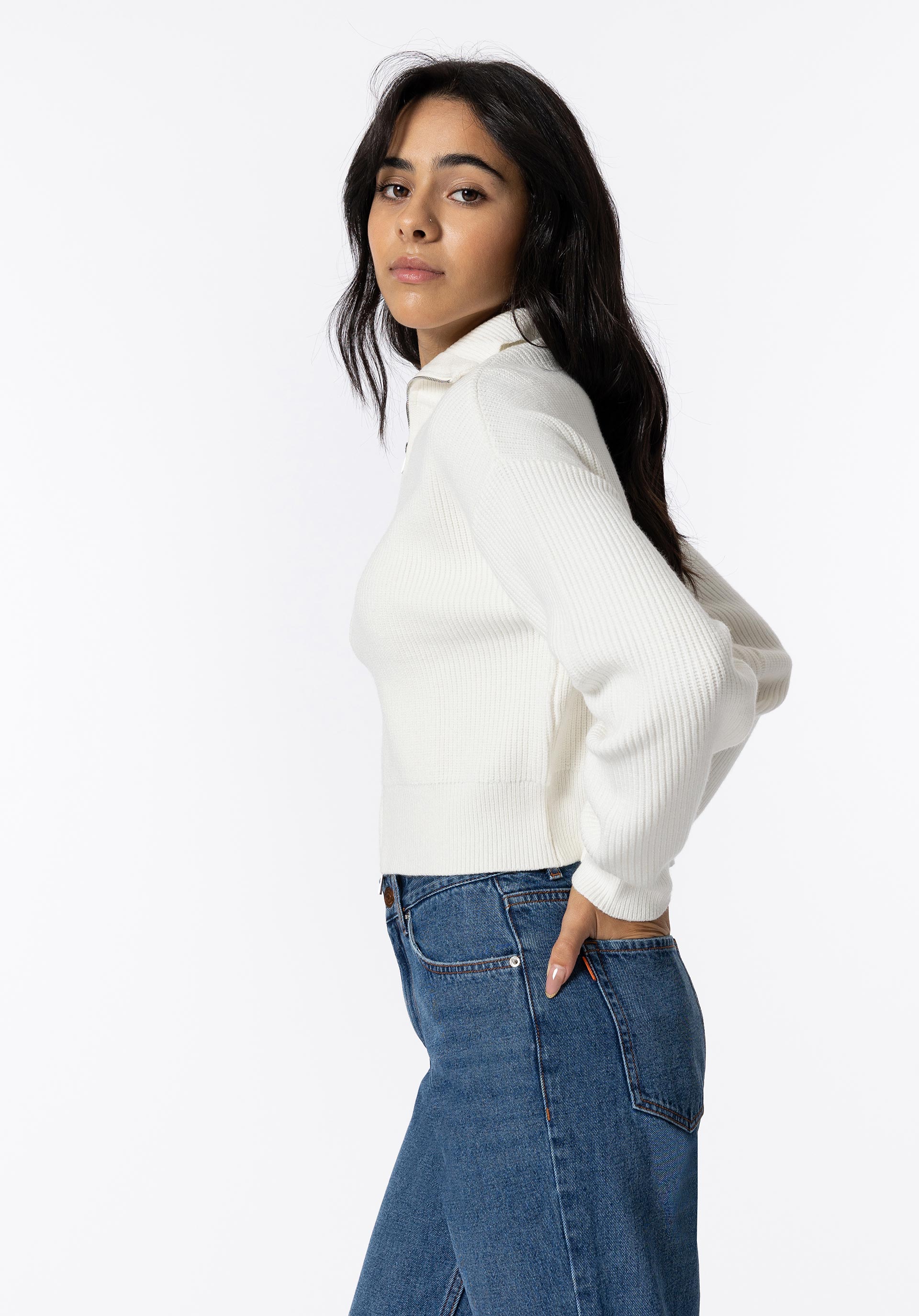 Cardigan com Fecho