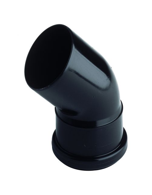 Oase Verbindingsboog Zwart Dn110\/45° - Vijveraccessoires - Zwart 45°