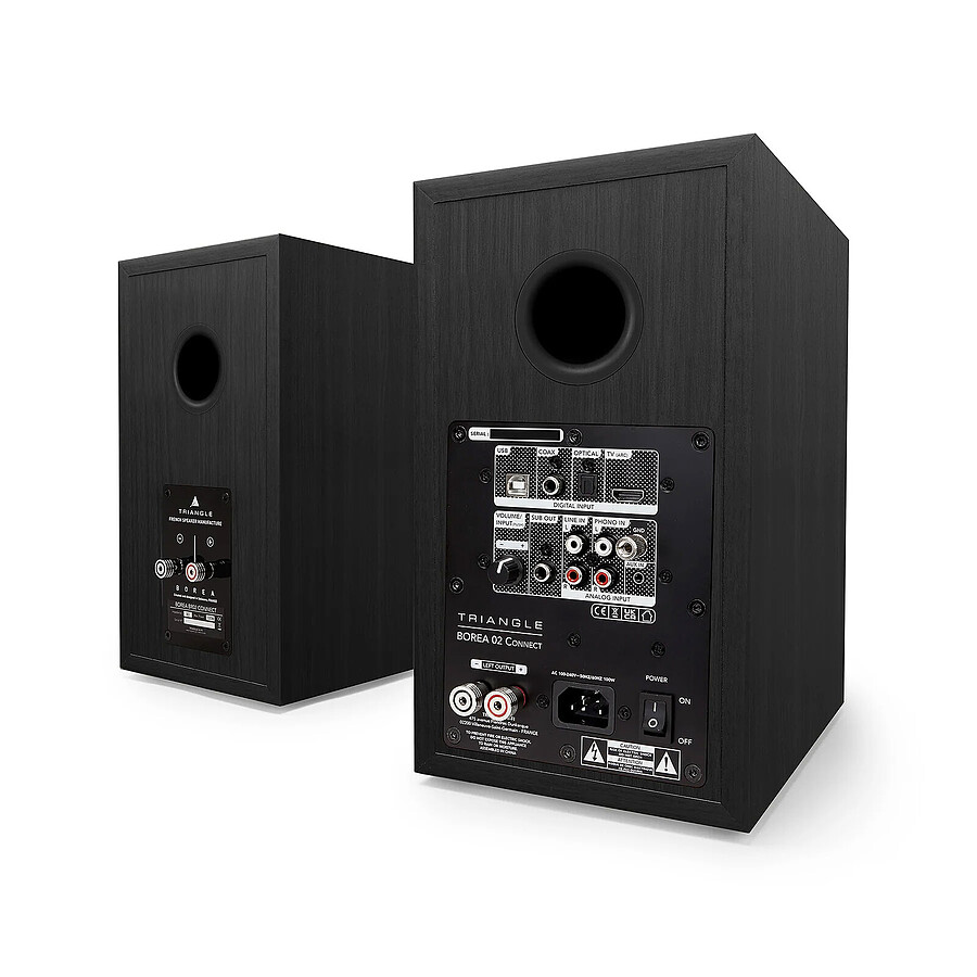 Triangle Borea BR02 CONNECT Noir + Audio-Technica AT-LP60XUSB Gris