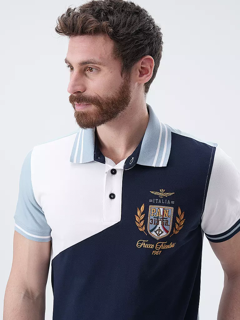 AERONAUTICA MILITARE Poloshirt hellblau