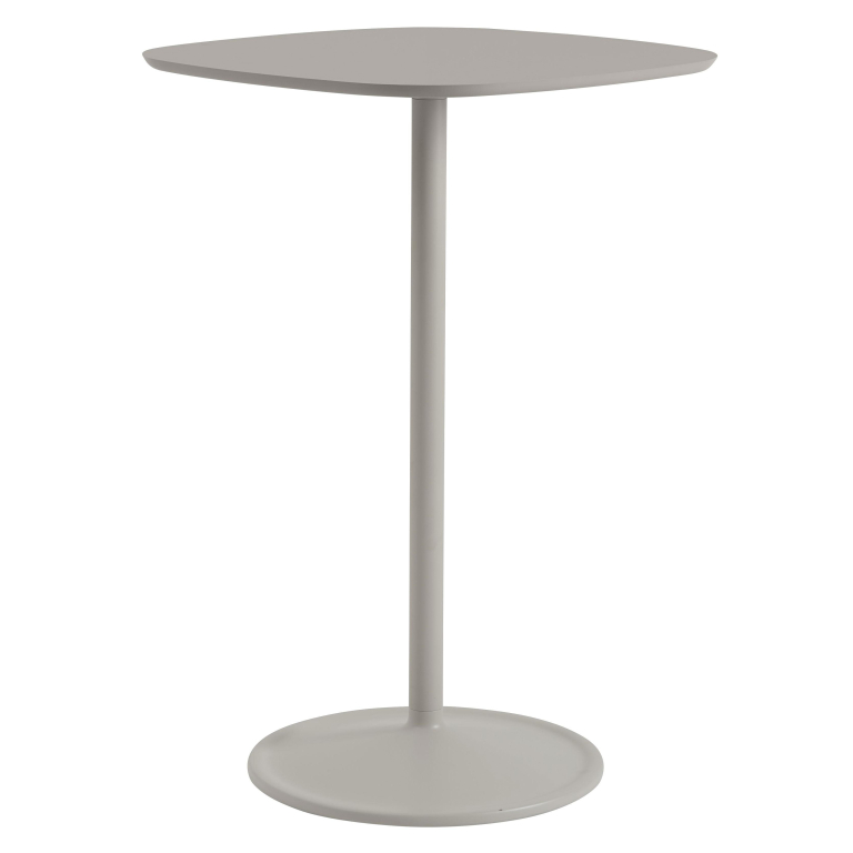 Muuto Soft Café statafel 70x70x105 Grey Linoleum