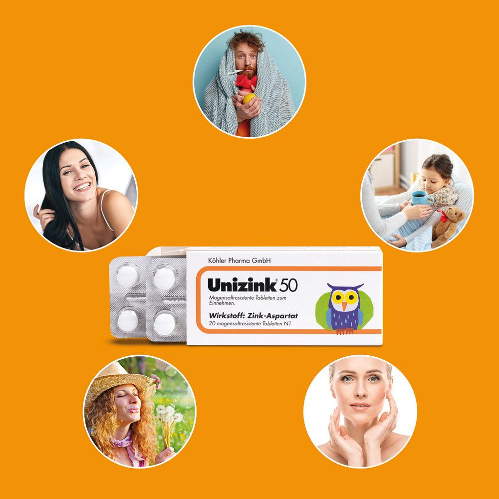 Unizink® 50 Tabletten