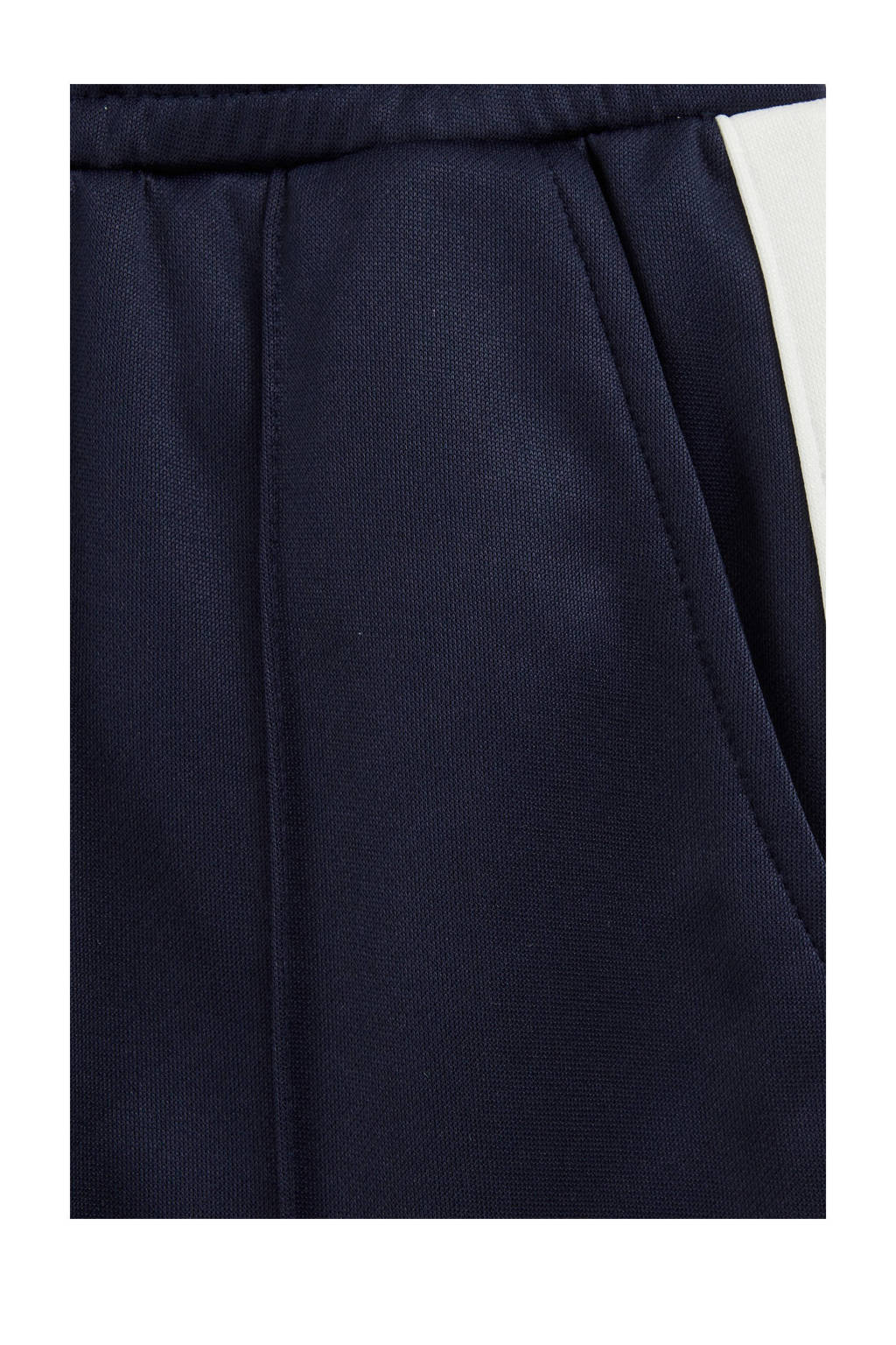 WE Fashion straight sweatpant donkerblauw