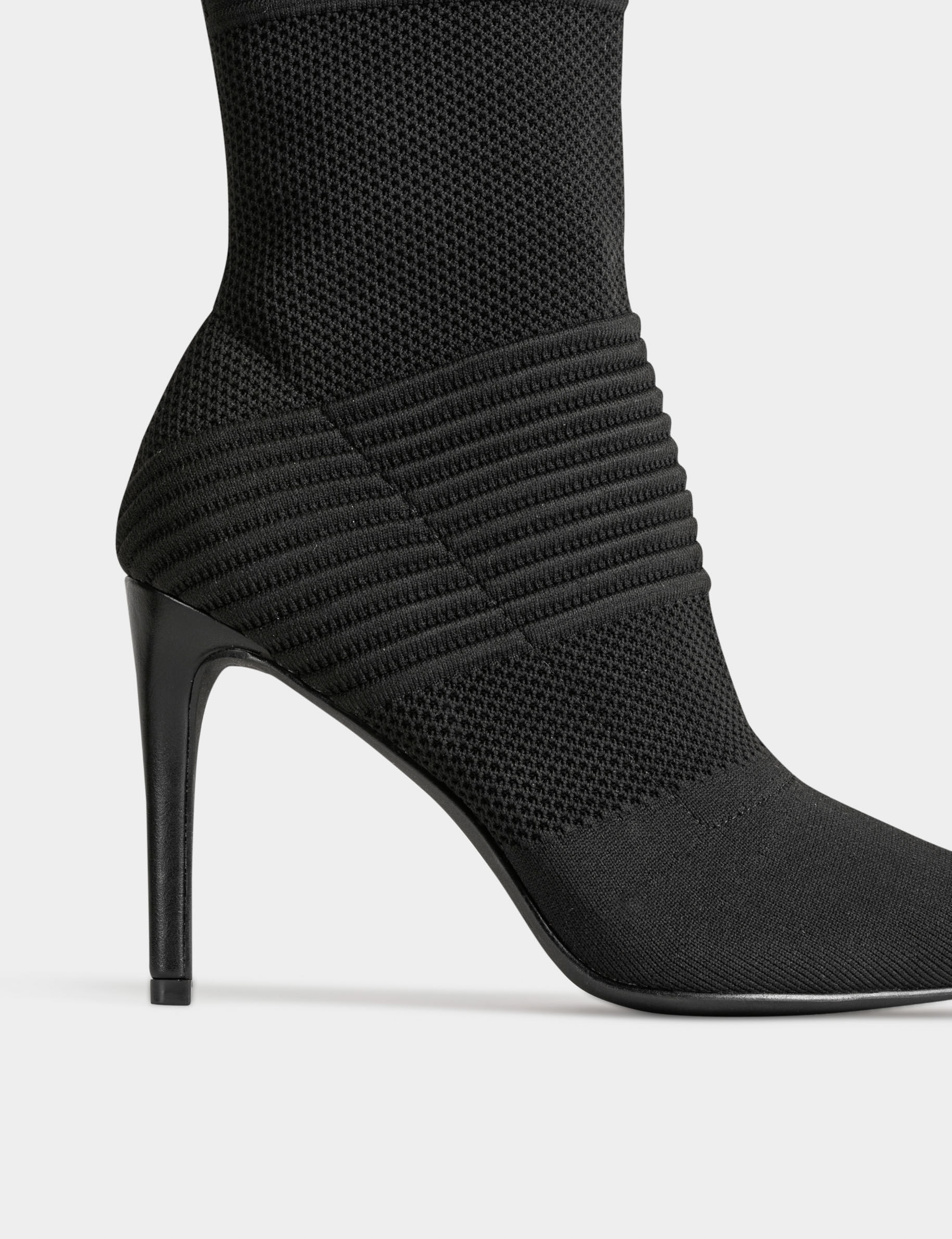 Bottines à talons aiguilles noir femme - noir