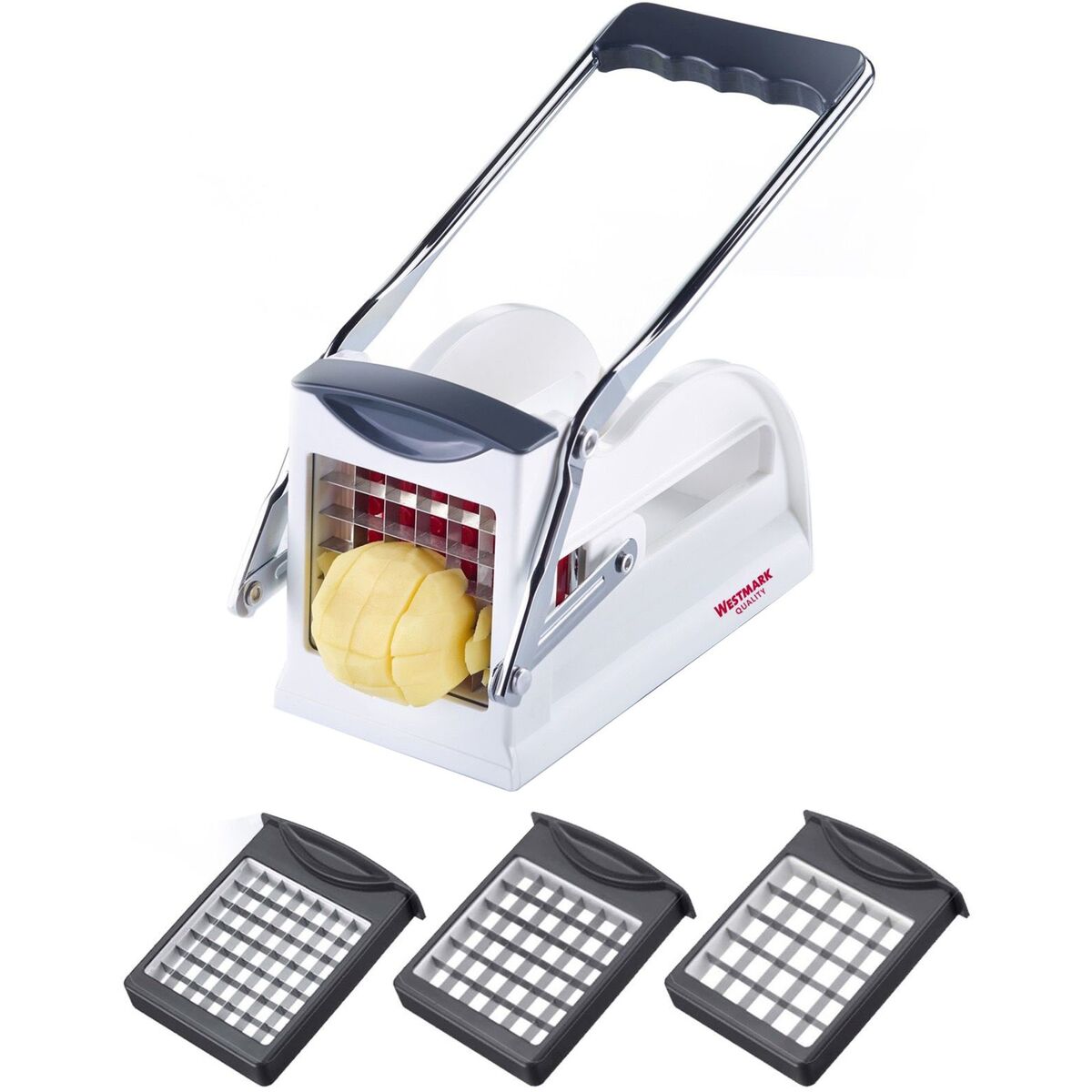 Kutter for pommes frites, 3 størrelser