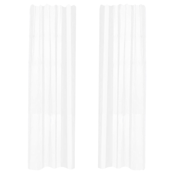 OK kant en klaar vitrage wit 140x270 cm (bxh) - 2 stuks