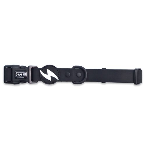 Coleira para cães Dashi Colorflex preta em TPU