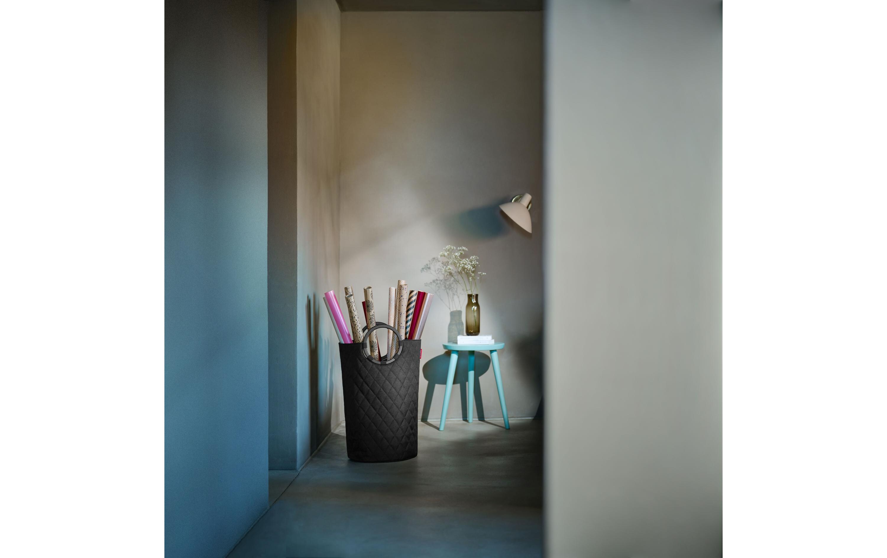 Wäschekorb Frame Rhombus 30 l, SchwarzUniversell einsetzbare Indoor-Tasche
