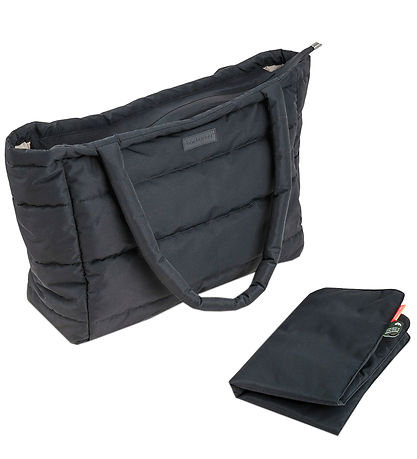 Done by Deer Wickeltasche - Quilted - Schwarz