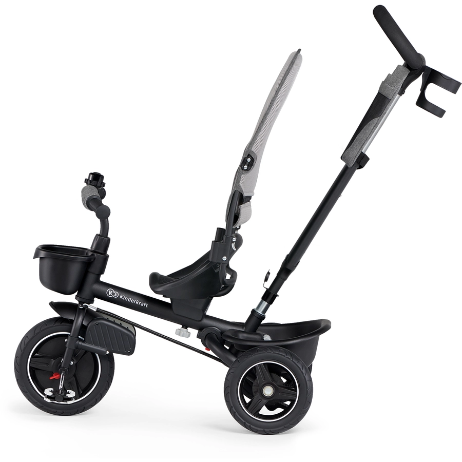 Kinderkraft 5 in 1 Dreirad SPINSTEP, platinum grey