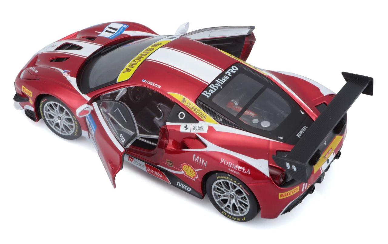 Ferrari Racing Bausatz 488 Challenge Rot 1:24Sammlermodell im Massstab 1:24