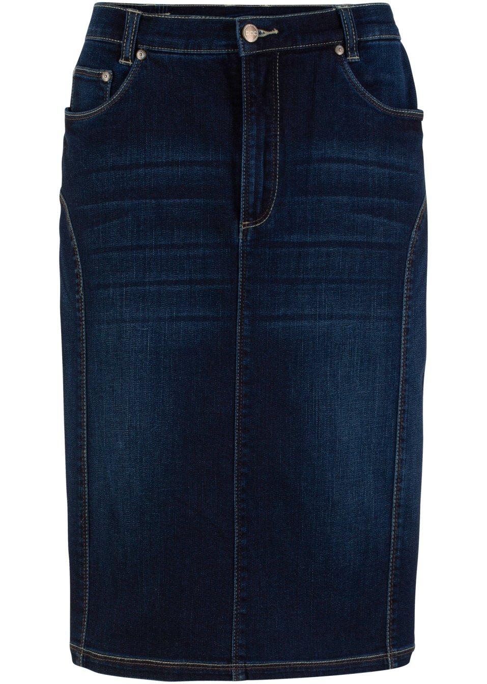 Jupe extensible à taille haute confortable