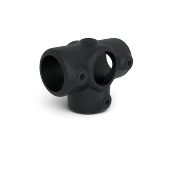 Novidade steigerbuis koppelstuk t-stuk zwart ø 21 mm