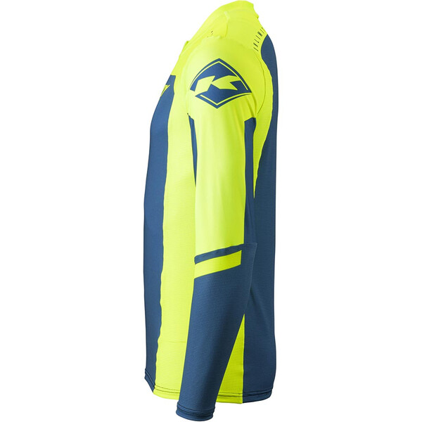 Kenny - Maillot Performance Solid - 2024 Jaune fluo / Bleu