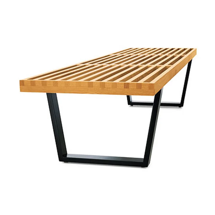 Vitra - Nelson Bench, L 122 cm, Esche natur