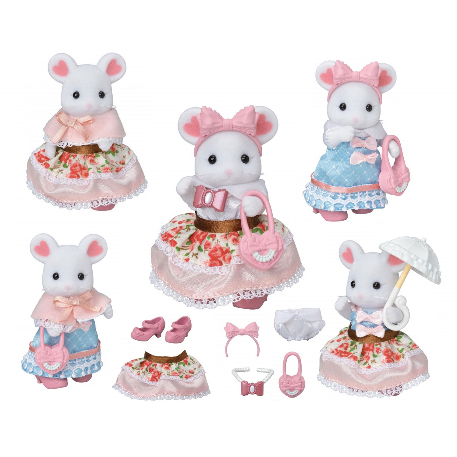 Sylvanian Families 5540 Fashion playset- Marshmallow muis